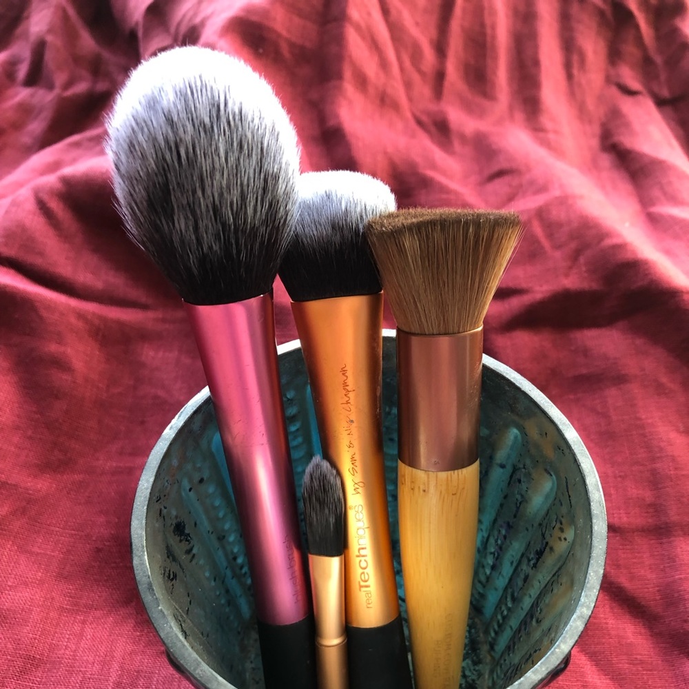Real Techniques & EcoTools *Face* brushes lot